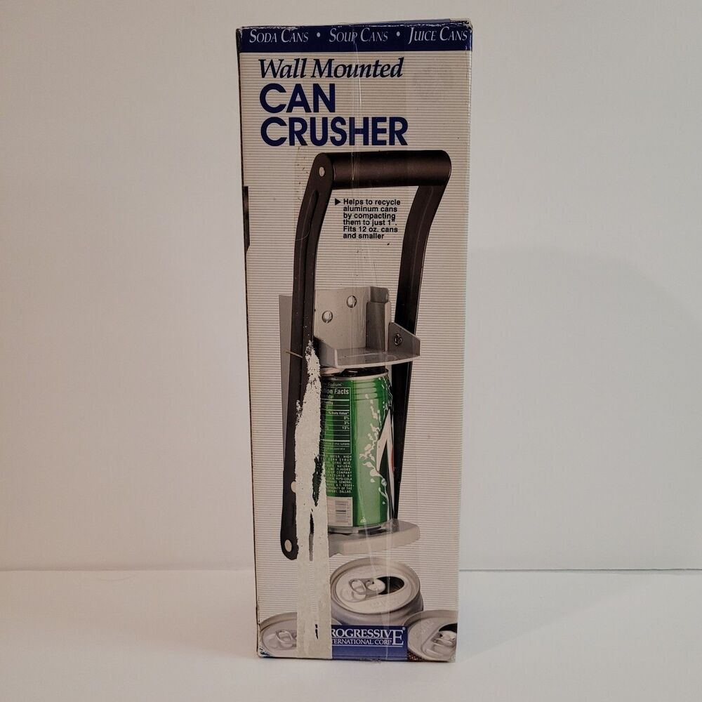 Progressive International Corp. Wall Mounted Can Crusher New In Box